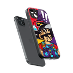dragon ball z art back phone cover | glass case for iphone 15 plus