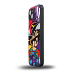 dragon ball z art back phone cover | glass case for iphone 15 plus