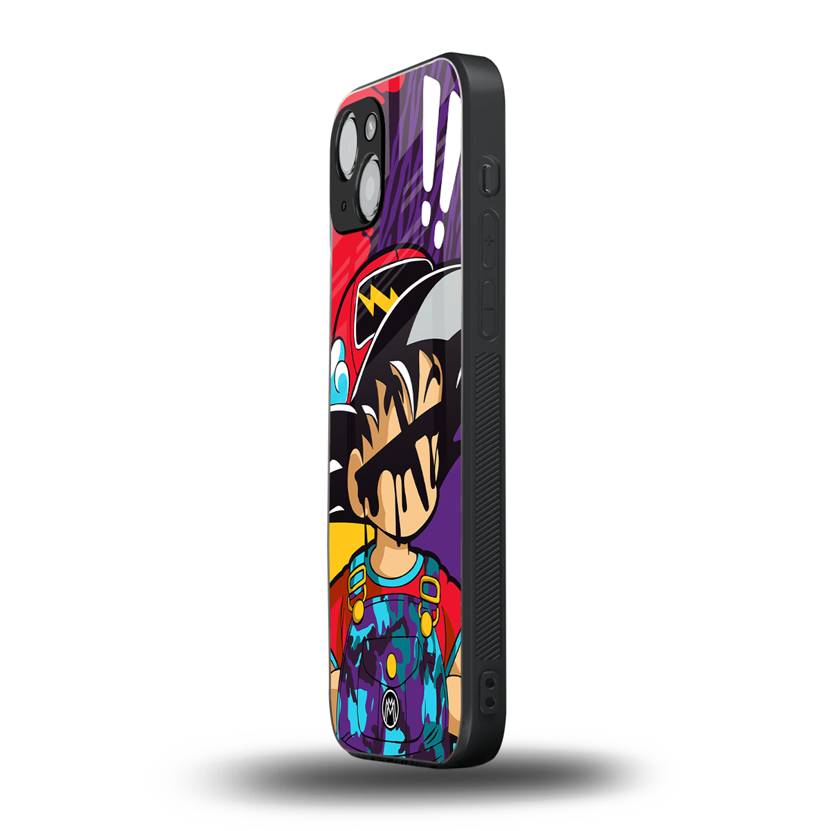 dragon ball z art back phone cover | glass case for iphone 14 plus