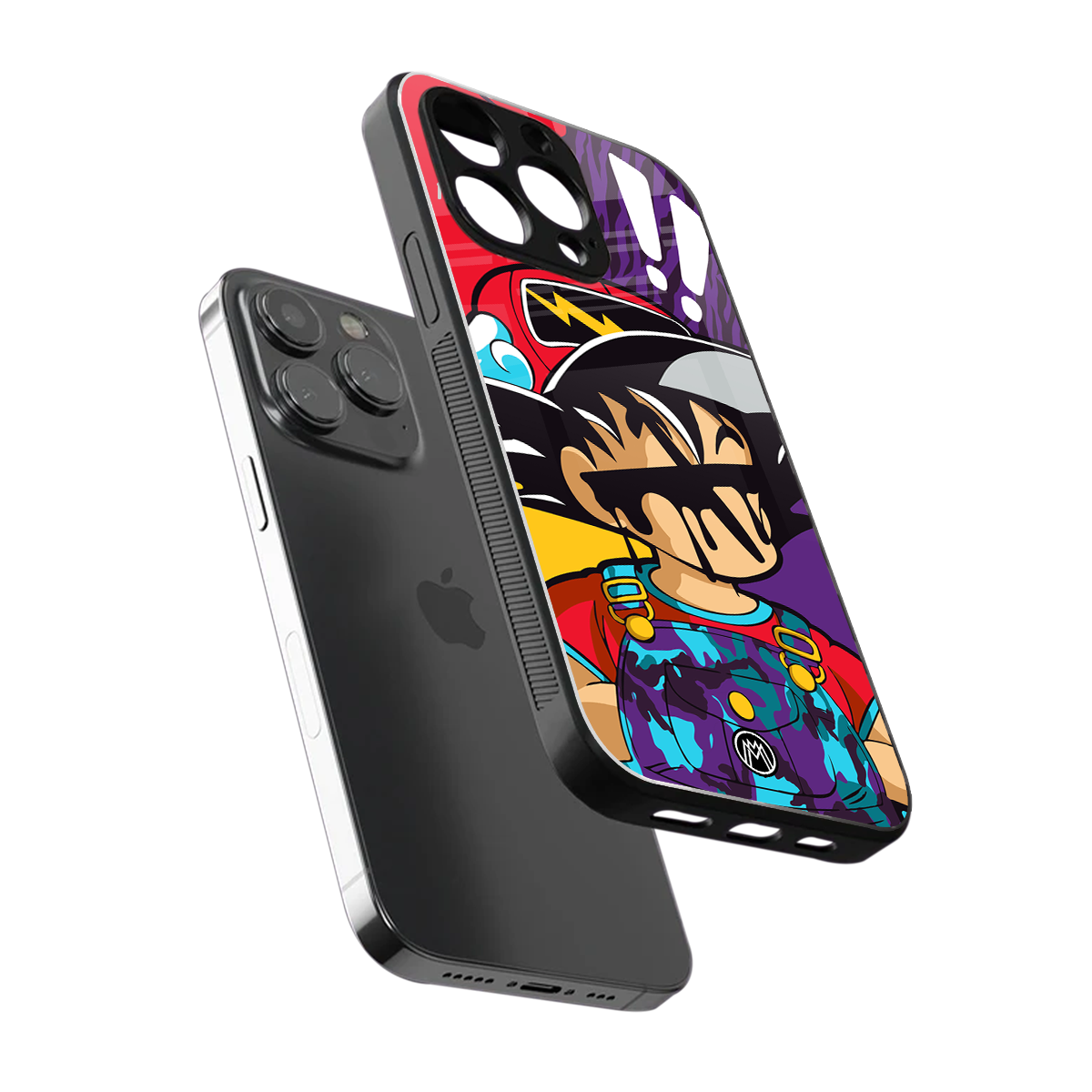 dragon ball z art back phone cover | glass case for iphone 14 pro max