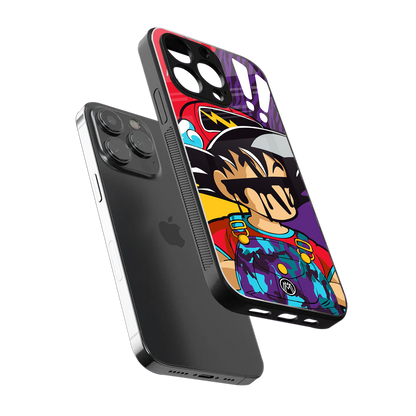 dragon ball z art back phone cover | glass case for iphone 14 pro max