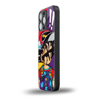 dragon ball z art back phone cover | glass case for iphone 15 pro max
