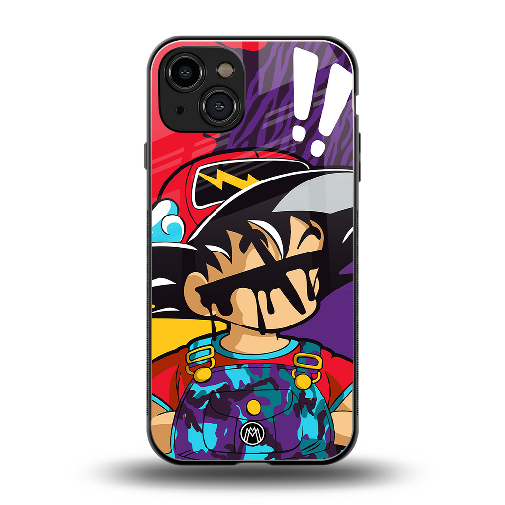 dragon ball z art back phone cover | glass case for iphone 15