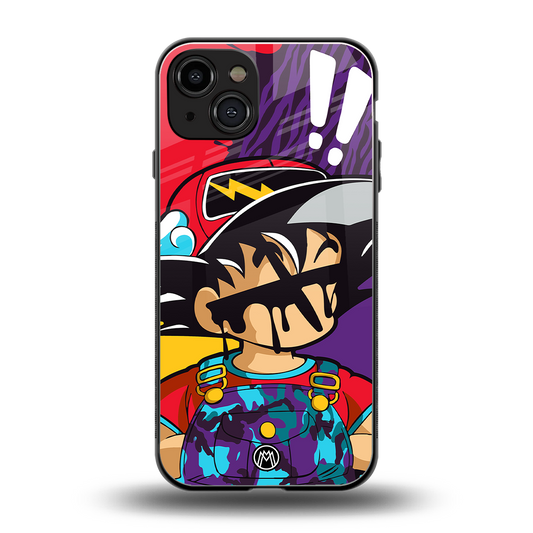 dragon ball z art back phone cover | glass case for iphone 15
