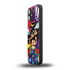 dragon ball z art back phone cover | glass case for iphone 16 plus