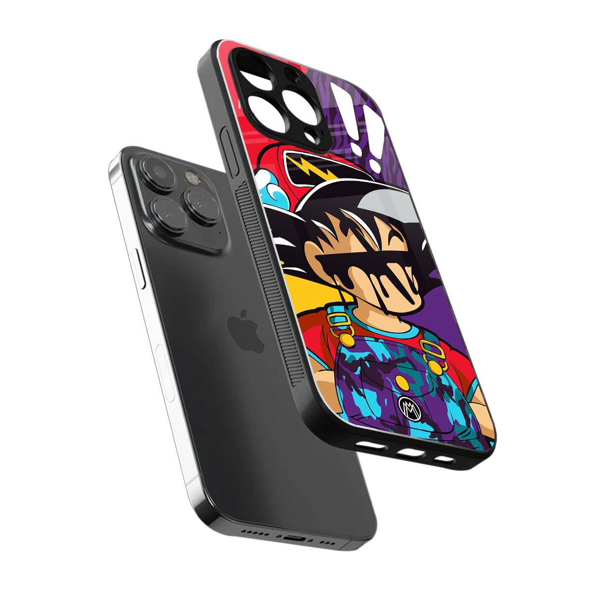 dragon ball z art back phone cover | glass case for iphone 16 pro