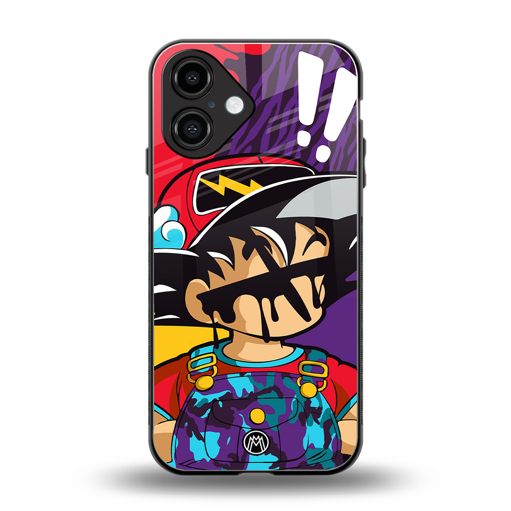 dragon ball z art back phone cover | glass case for iphone 16