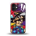 dragon ball z art back phone cover | glass case for iphone 16