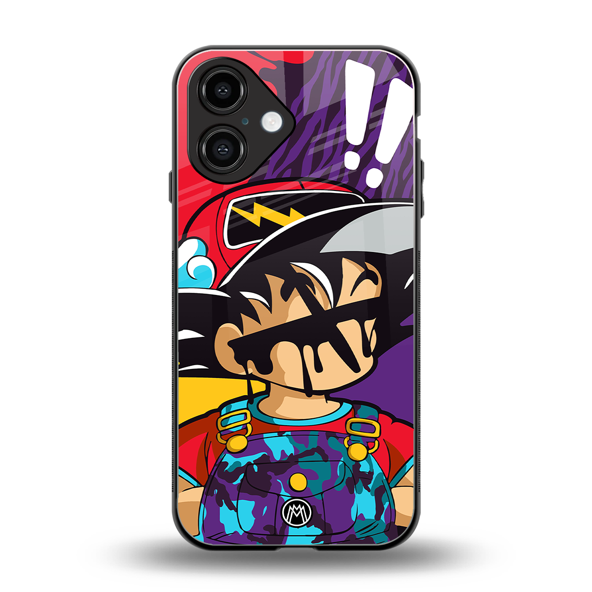 dragon ball z art back phone cover | glass case for iphone 16