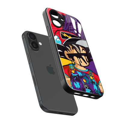 dragon ball z art back phone cover | glass case for iphone 16