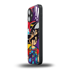 dragon ball z art back phone cover | glass case for iphone 16