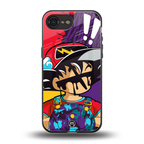 dragon ball z art back phone cover | glass case for iphone 16e