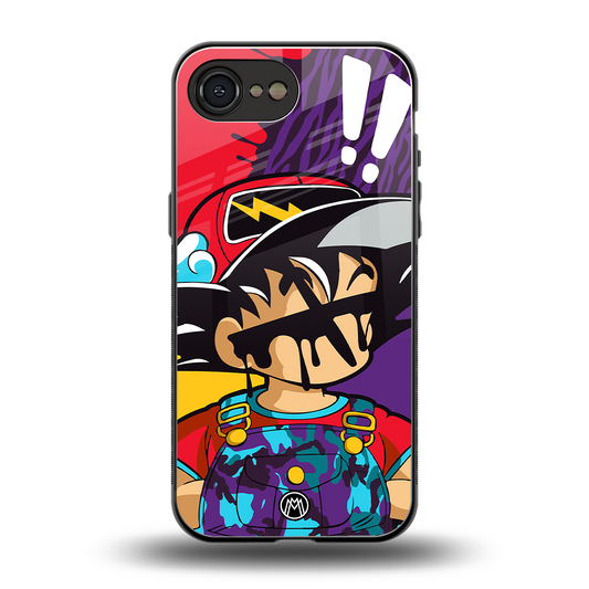 dragon ball z art back phone cover | glass case for iphone 16e