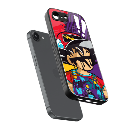 dragon ball z art back phone cover | glass case for iphone 16e