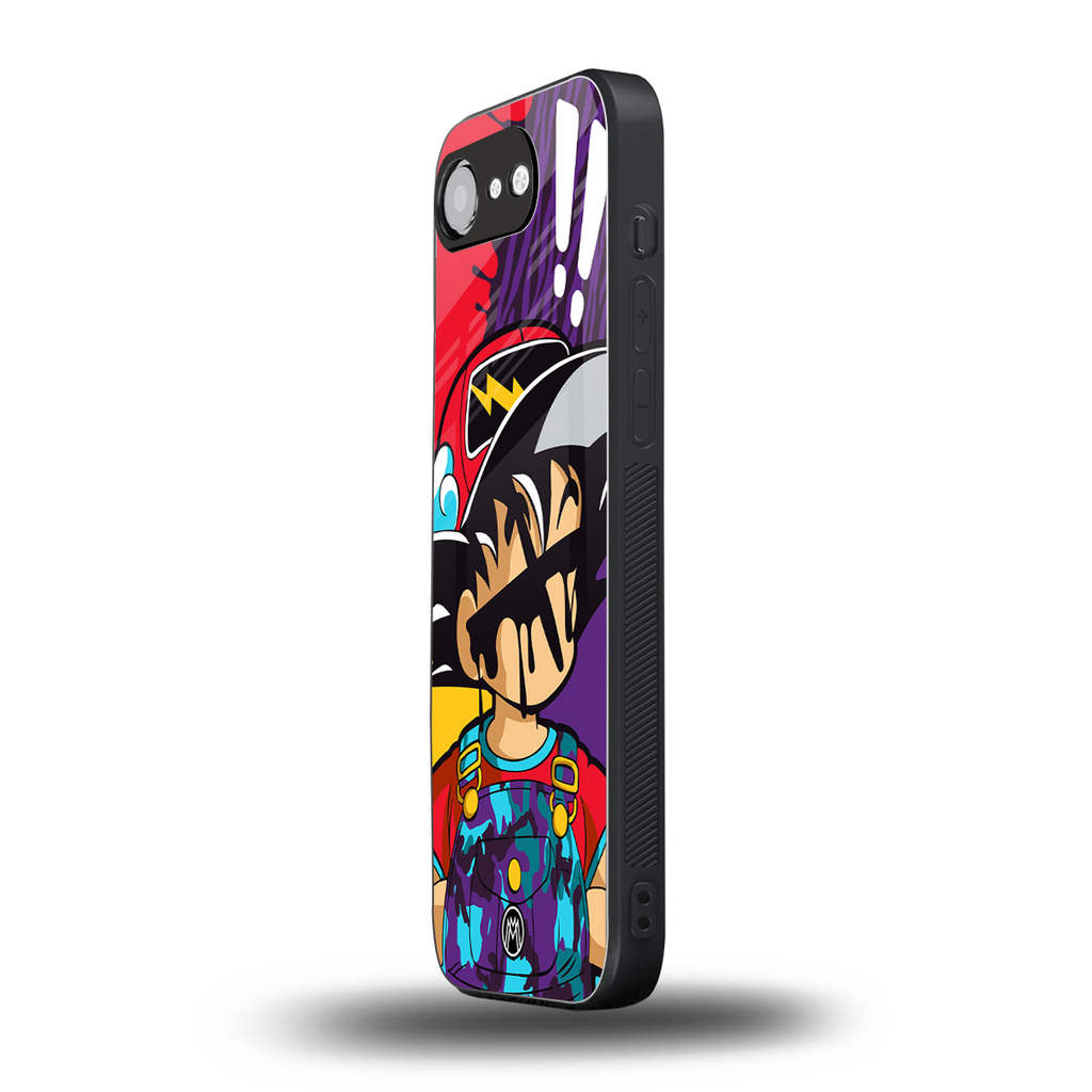 dragon ball z art back phone cover | glass case for iphone 16e