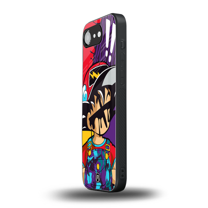 dragon ball z art back phone cover | glass case for iphone 16e
