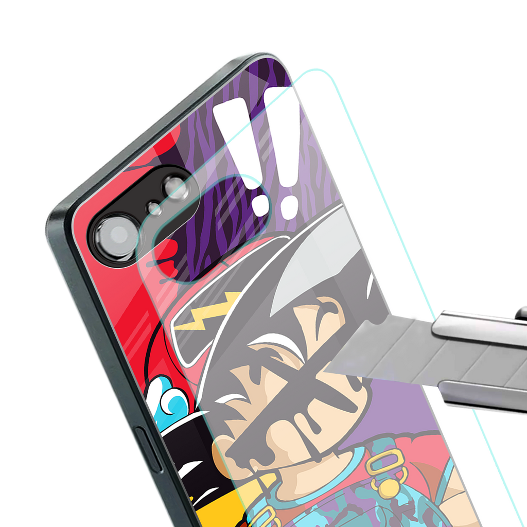 dragon ball z art back phone cover | glass case for iphone 16e