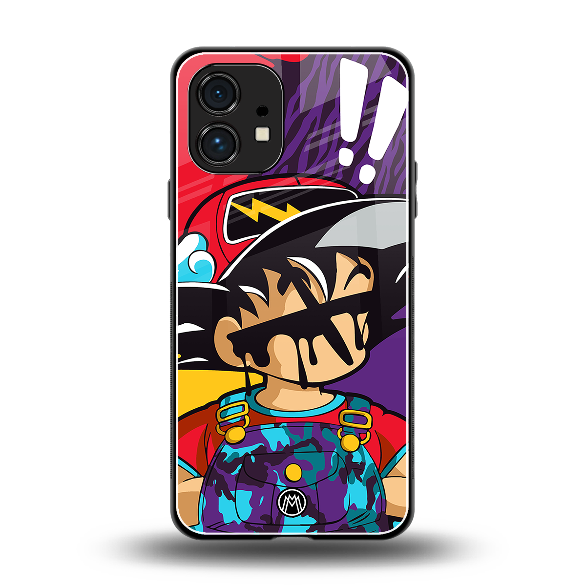 dragon ball z art back phone cover | glass case for nothing phone 1