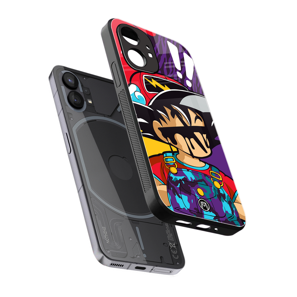 dragon ball z art back phone cover | glass case for nothing phone 1