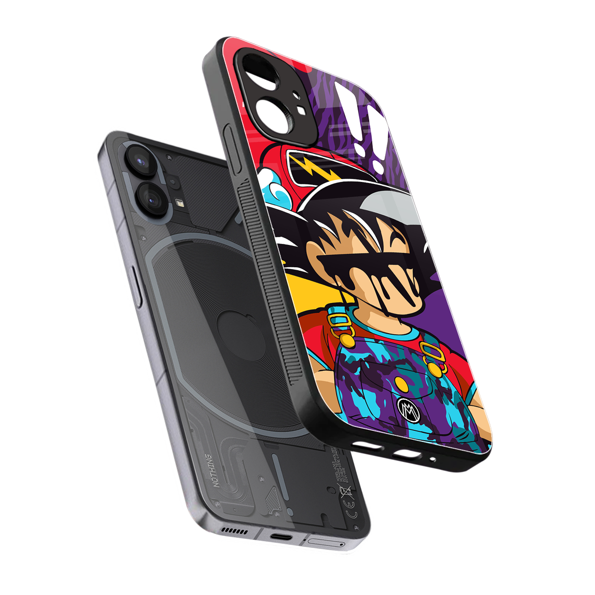 dragon ball z art back phone cover | glass case for nothing phone 1