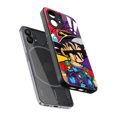 dragon ball z art back phone cover | glass case for nothing phone 1