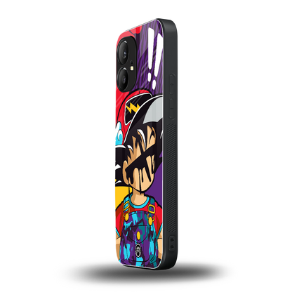 dragon ball z art back phone cover | glass case for nothing phone 1