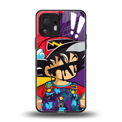 dragon ball z art back phone cover | glass case for nothing phone 2