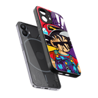dragon ball z art back phone cover | glass case for nothing phone 2