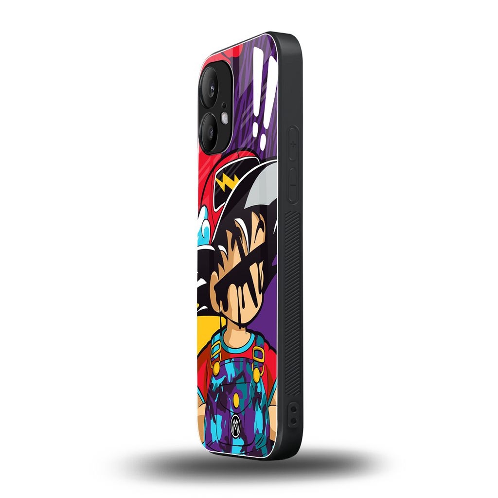 dragon ball z art back phone cover | glass case for nothing phone 2