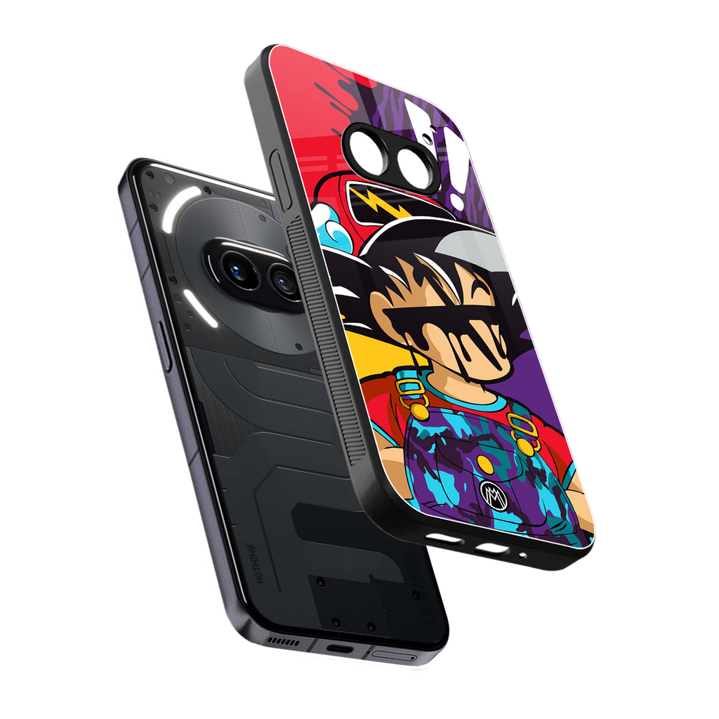 dragon ball z art back phone cover | glass case for nothing phone 2a
