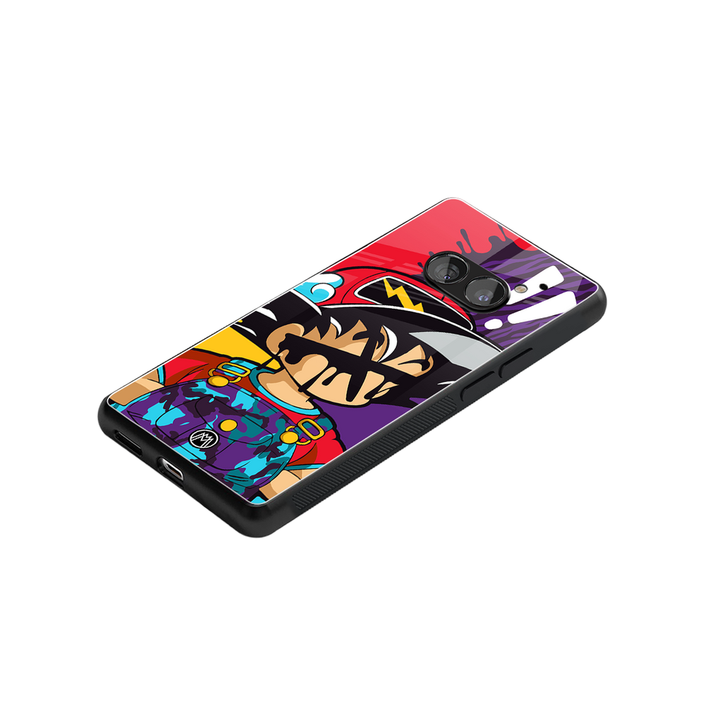 dragon ball z art back phone cover | glass case for nothing phone 2a