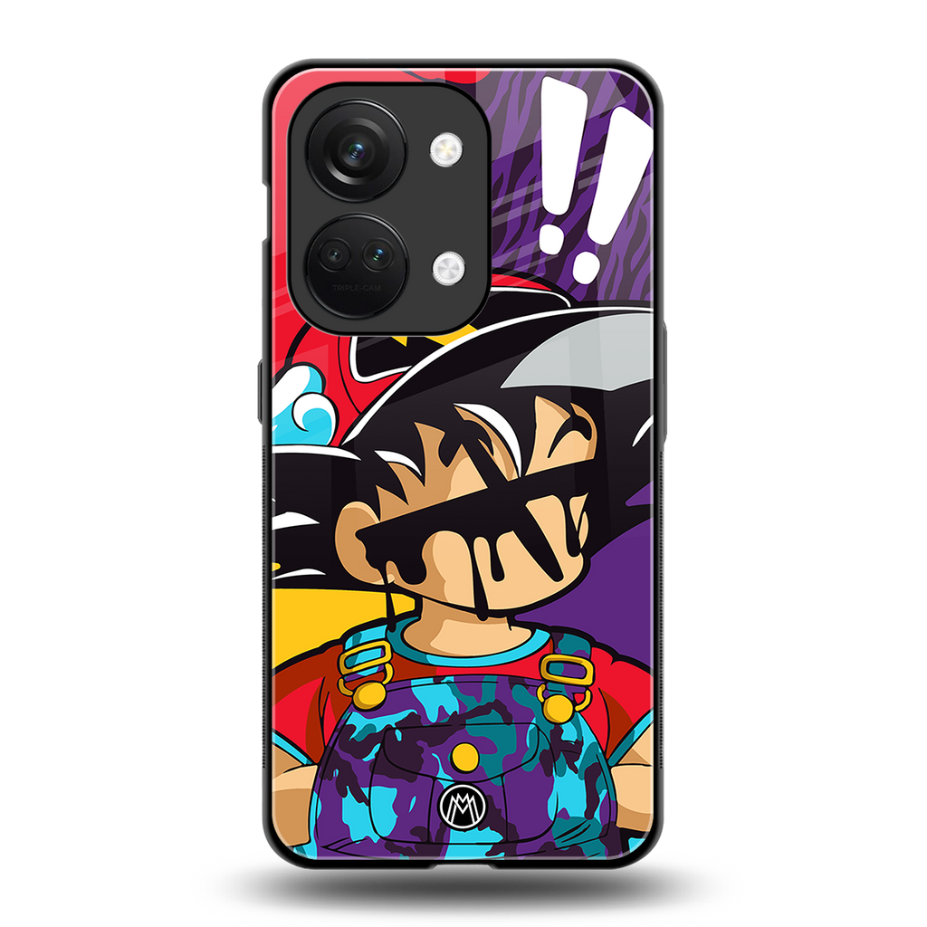 dragon ball z art back phone cover | glass case for oneplus nord 3