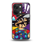 dragon ball z art back phone cover | glass case for oneplus nord 3