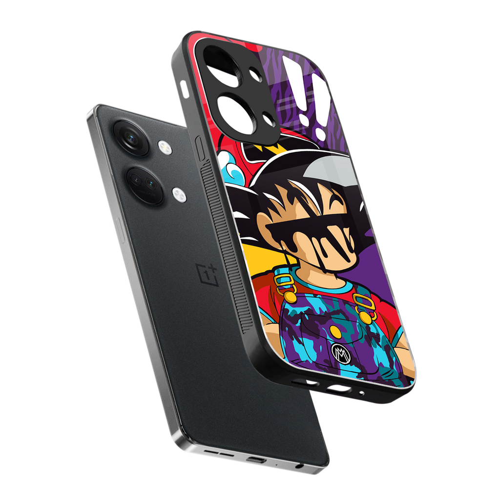 dragon ball z art back phone cover | glass case for oneplus nord 3