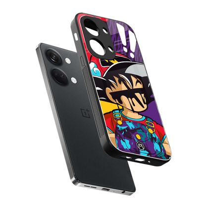 dragon ball z art back phone cover | glass case for oneplus nord 3