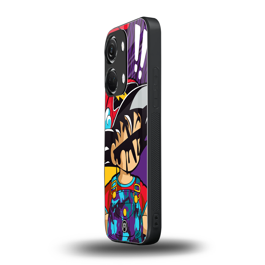 dragon ball z art back phone cover | glass case for oneplus nord 3