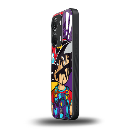 dragon ball z art back phone cover | glass case for oneplus nord 3