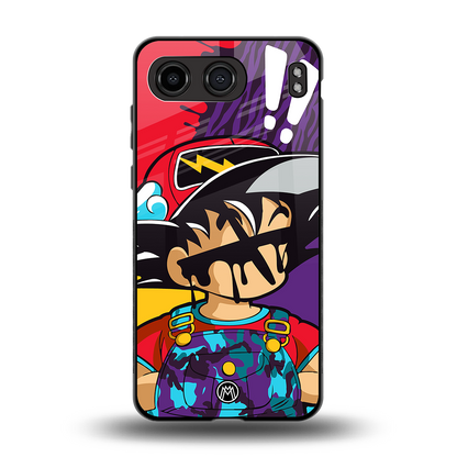 dragon ball z art back phone cover | glass case for oneplus nord 4