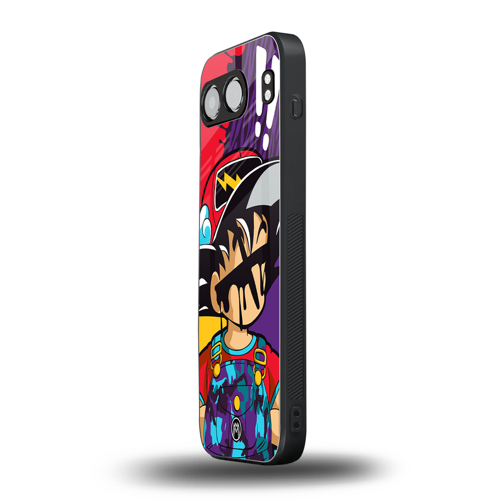 dragon ball z art back phone cover | glass case for oneplus nord 4