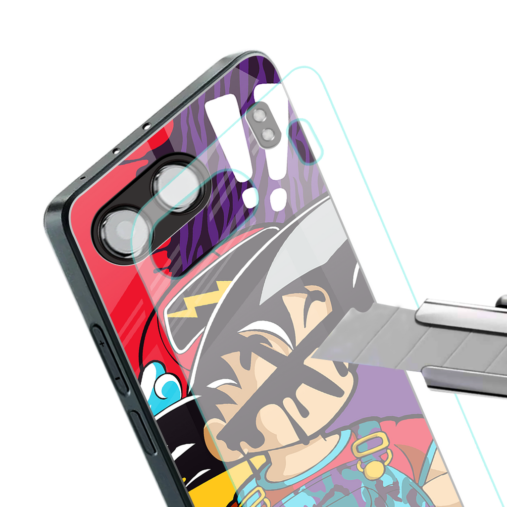 dragon ball z art back phone cover | glass case for oneplus nord 4