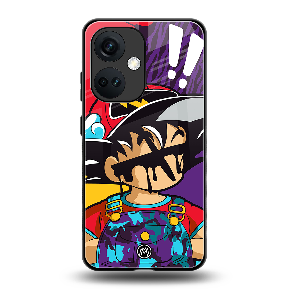 dragon ball z art back phone cover | glass case for oneplus nord ce 3