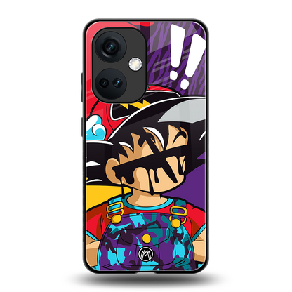dragon ball z art back phone cover | glass case for oneplus nord ce 3