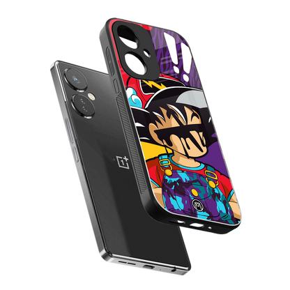 dragon ball z art back phone cover | glass case for oneplus nord ce 3