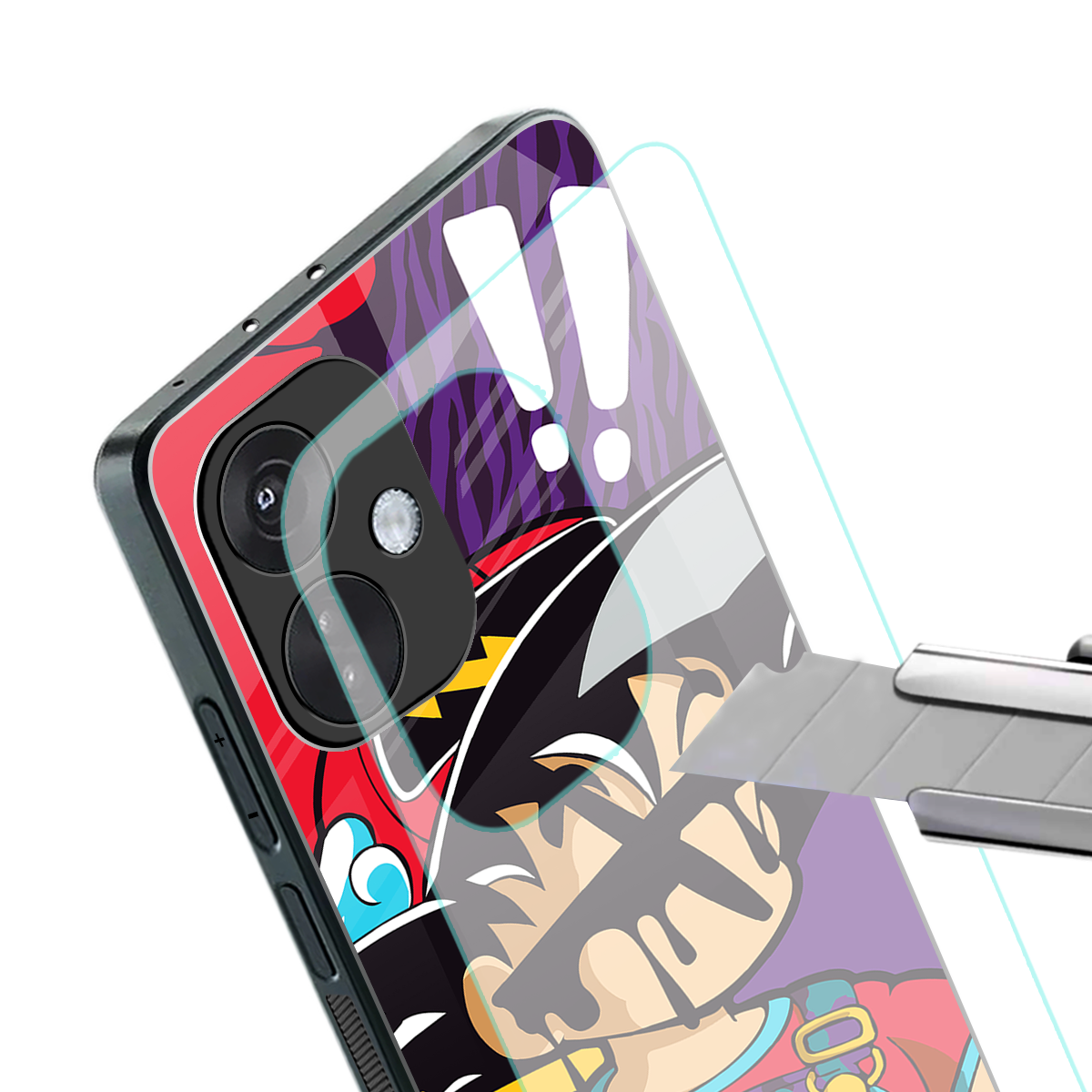 dragon ball z art back phone cover | glass case for oneplus nord ce 3