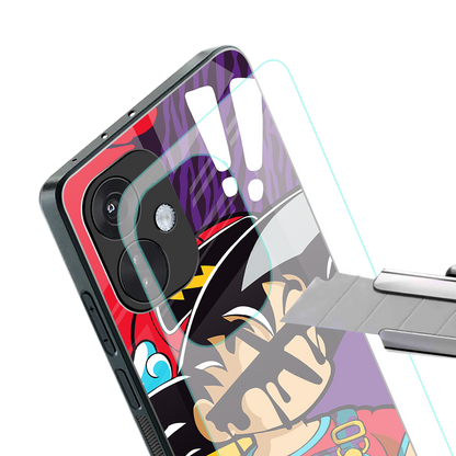 dragon ball z art back phone cover | glass case for oneplus nord ce 3