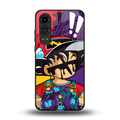 dragon ball z art back phone cover | glass case for oneplus nord ce 4 lite