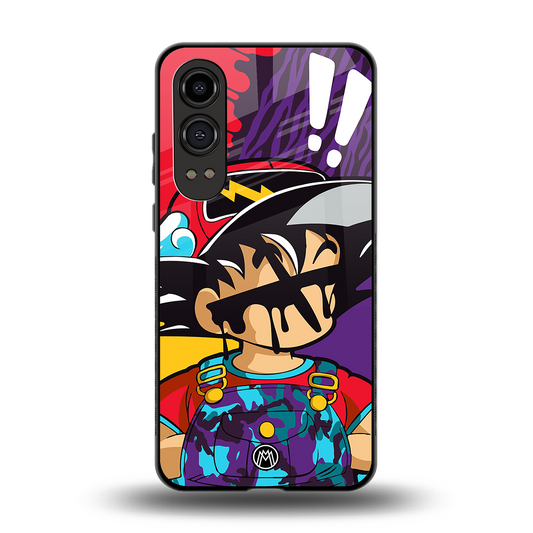 dragon ball z art back phone cover | glass case for oneplus nord ce 4 lite