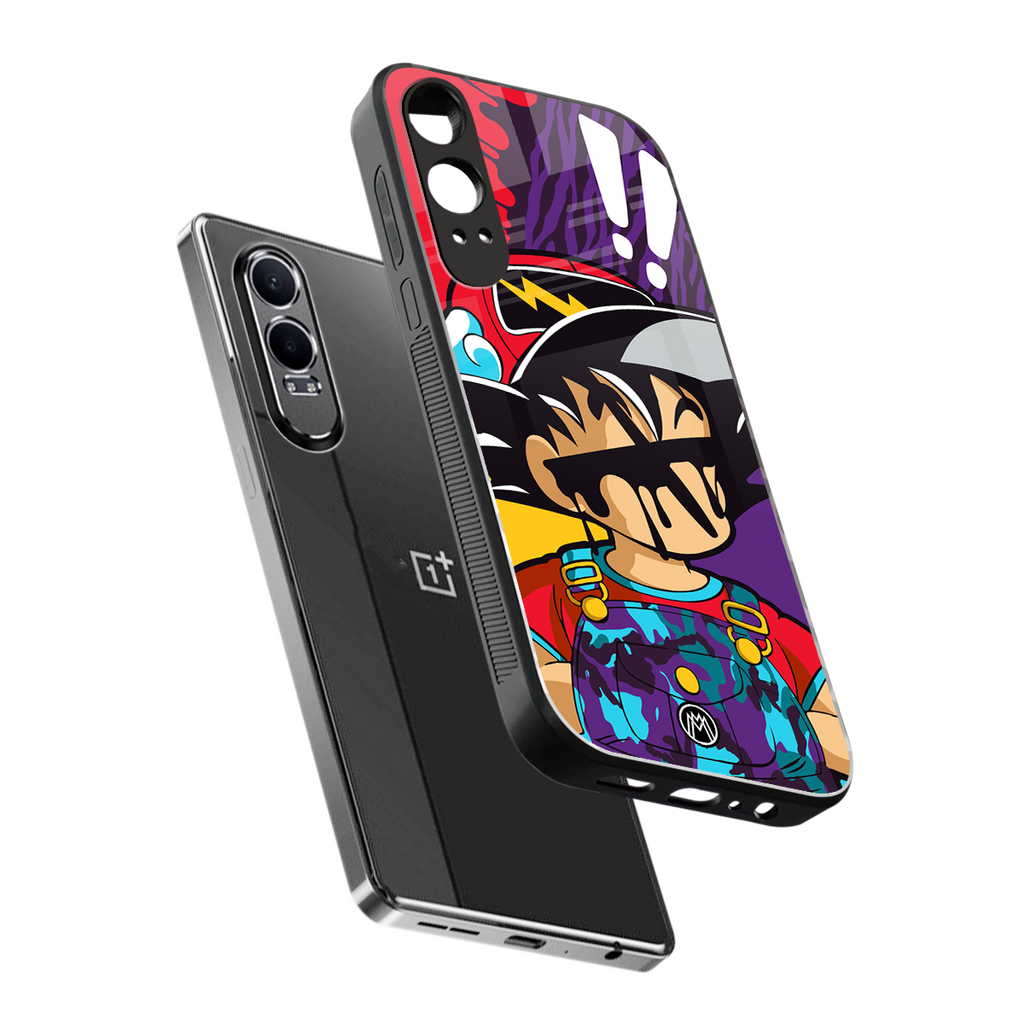 dragon ball z art back phone cover | glass case for oneplus nord ce 4 lite