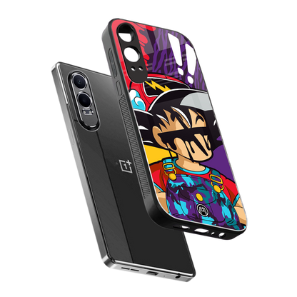 dragon ball z art back phone cover | glass case for oneplus nord ce 4 lite