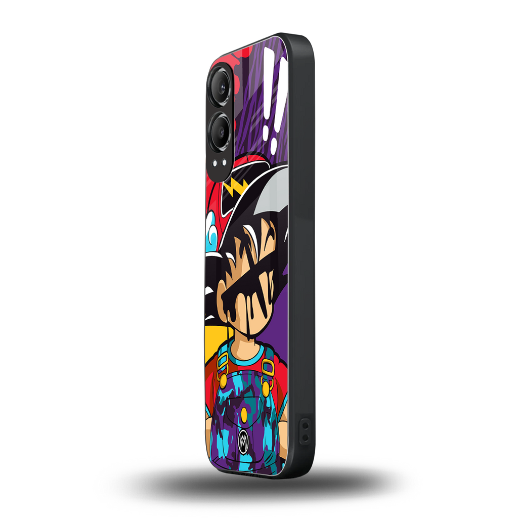 dragon ball z art back phone cover | glass case for oneplus nord ce 4 lite